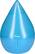 Front. Crane - Droplet Ultrasonic Cool Mist Humidifier - Aqua.