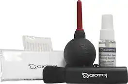 Giottos - Large Cleaning Kit With Small Rocket Air Blower - Black