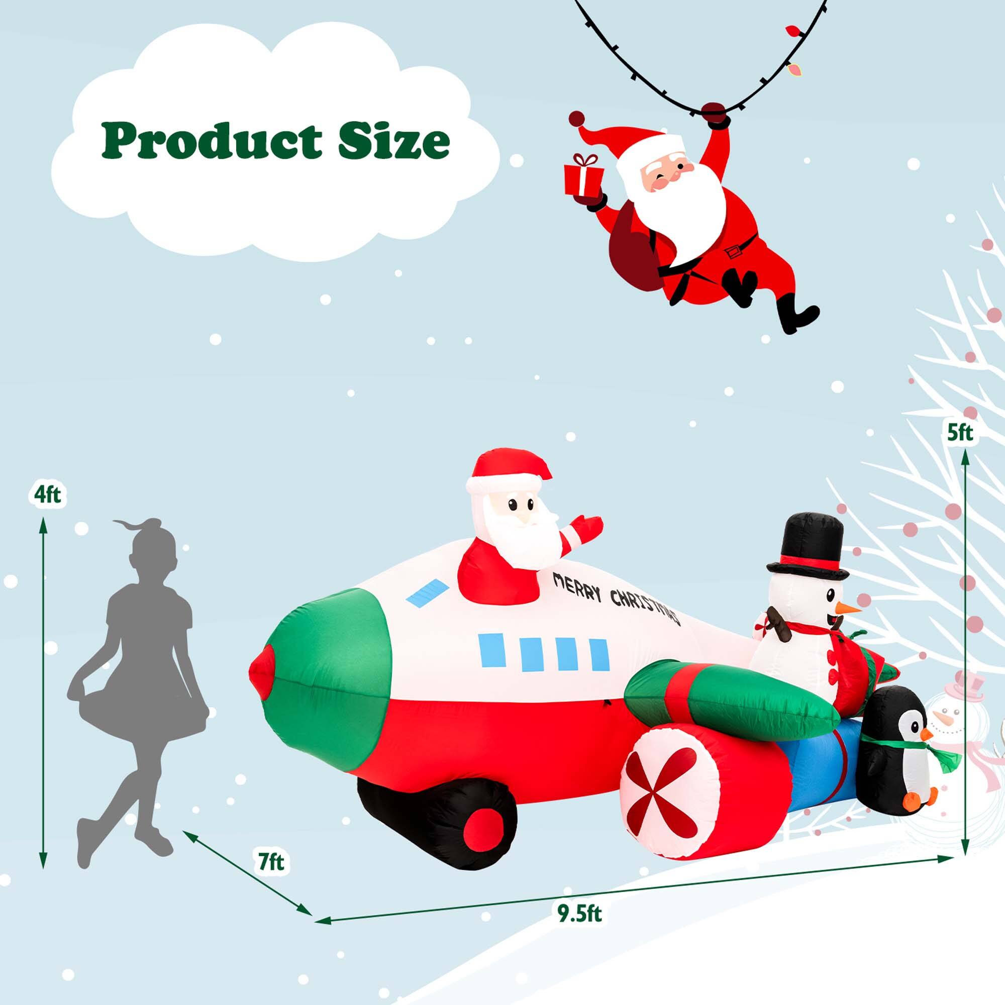 Product Size: 5ft 4ft MERRY CHRISTMAS 7ft X 9.5ft