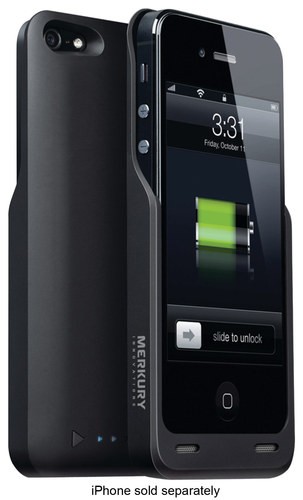 Datter sandsynlighed Tilskynde Best Buy: Merkury External Battery Case for Apple® iPhone® 5 and 5s Black  MI-BPA01-101