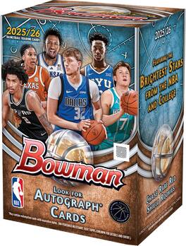Topps - 2025-26 Bowman Basketball Value Blaster Box