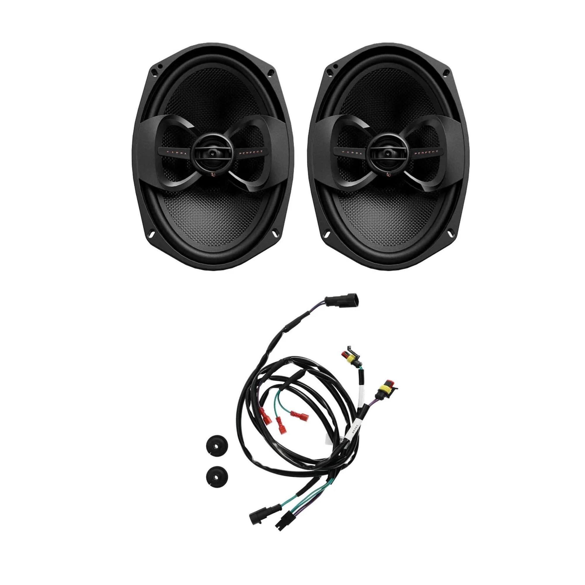 Alt View 1. Infinity - INFINITY PERFECT900XKIT 2014 Harley davidson Add on Bag Kit - Black.