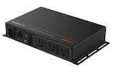 AudioQuest - PowerQuest TV3 3-Outlet Surge Protector for Wall-Mounted TVs (Non-Sacrificial, Noise-Dissipating, Behind-TV Design) - Black