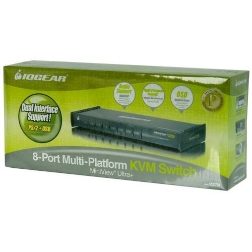 Best Buy IOGEAR MiniView Ultra 8Port KVM Switch GCS1758KIT
