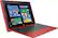Angle. HP - Pavilion x2 - 10.1" - Tablet - 32GB - With Keyboard - Sunset Red.