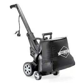 Hike Crew - Leaf Vacuum Mulcher for 1500 Sq Ft Driveways, Outdoor Shredder w/10-Gallon Bag & 15:1 Ratio - Black