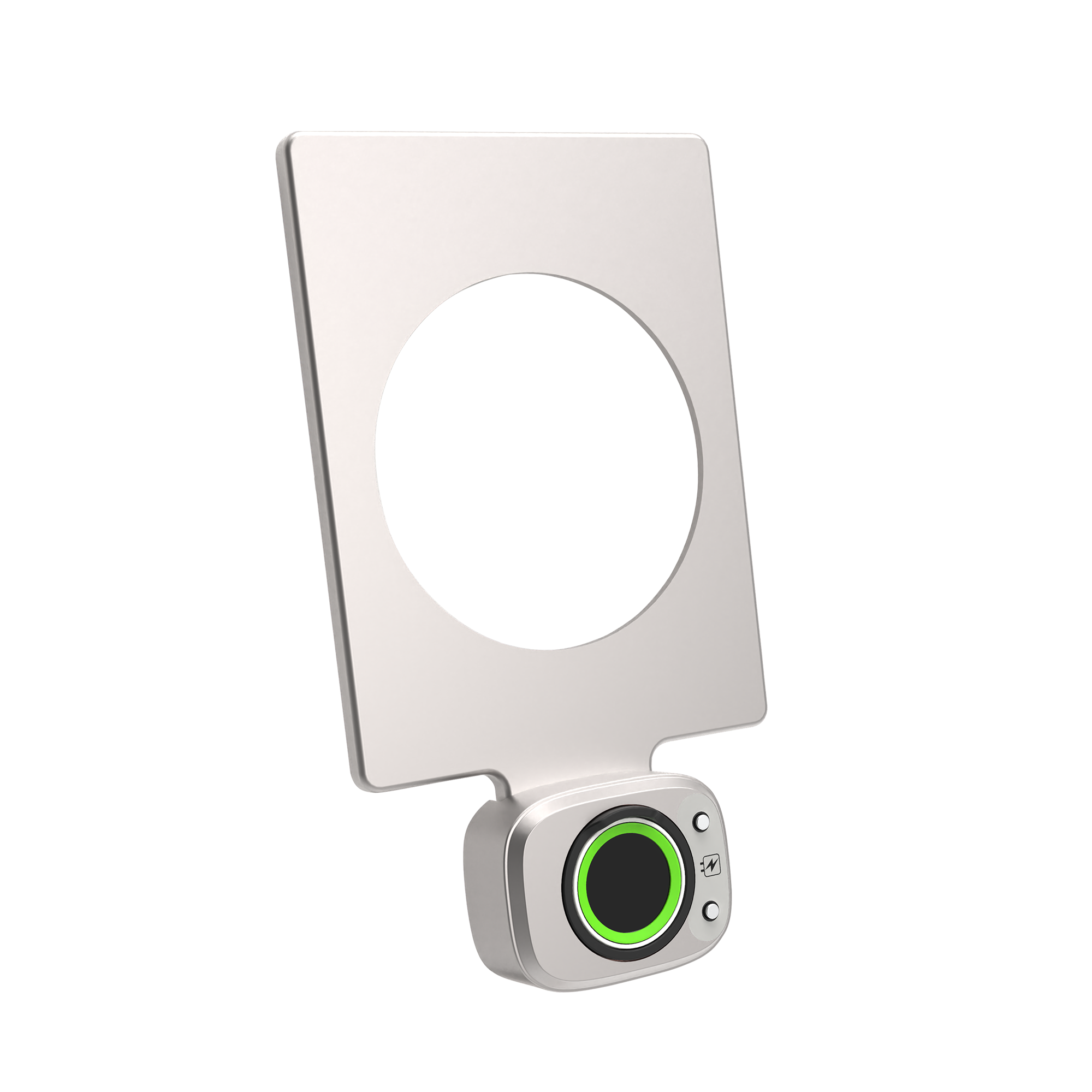Alt View 11. Lockly - Flex Touch Pro Retrofit Smart Lock - Satin Nickel.