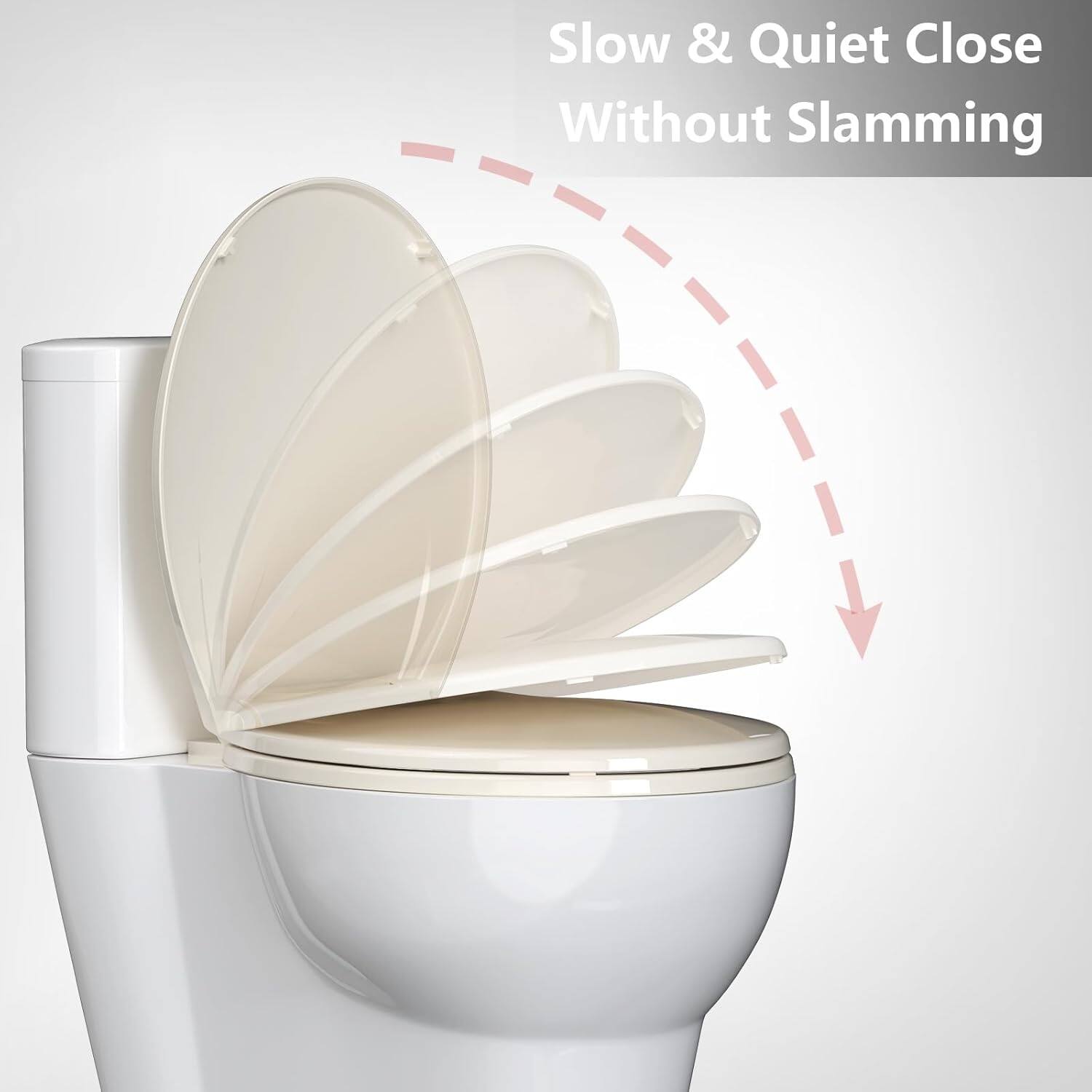 Slow & Quiet Close  
Without Slamming
