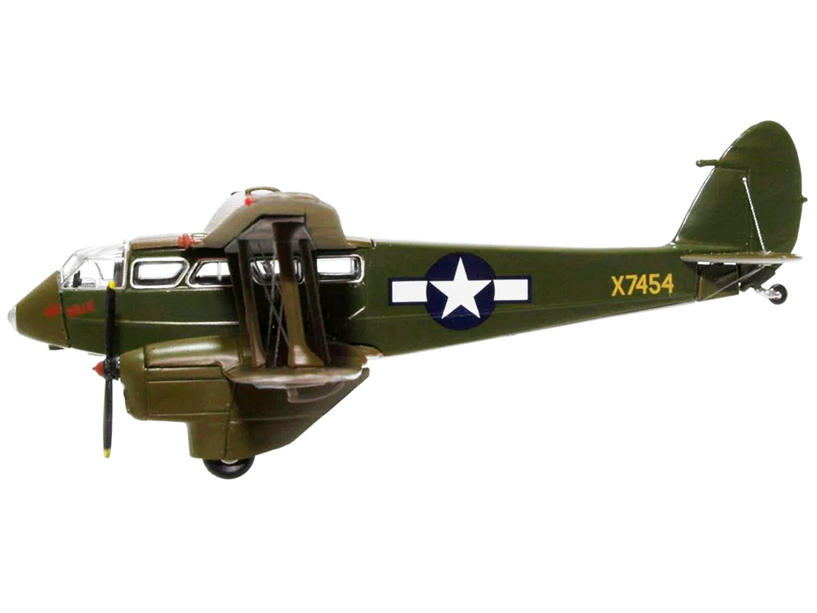 Angle. Oxford Diecast - De Havilland D.H.89 Dominie Dragon Rapide Aircraft "Wee Wullie" "27th Air Force Group 8th AF USAAF" 1/72 - Multi.