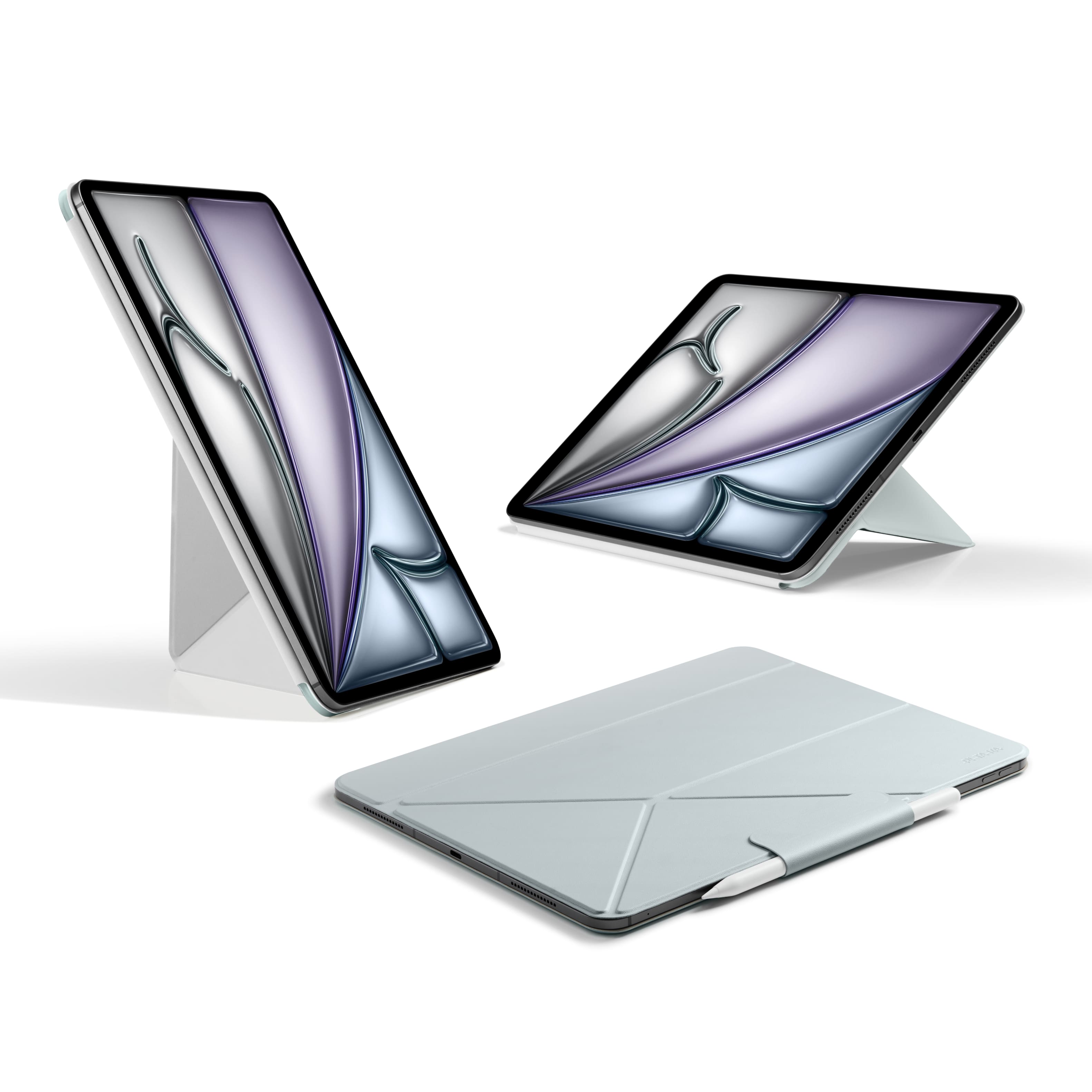 Pitaka - iPad Air 11 Inch Case M4/M3/M2, 5 Intuitive Angles, Portrait/Landscape Magnetic Case with Pencil Holder, Auto Wake/Sleep - Light Blue price history on PriceWatchPro