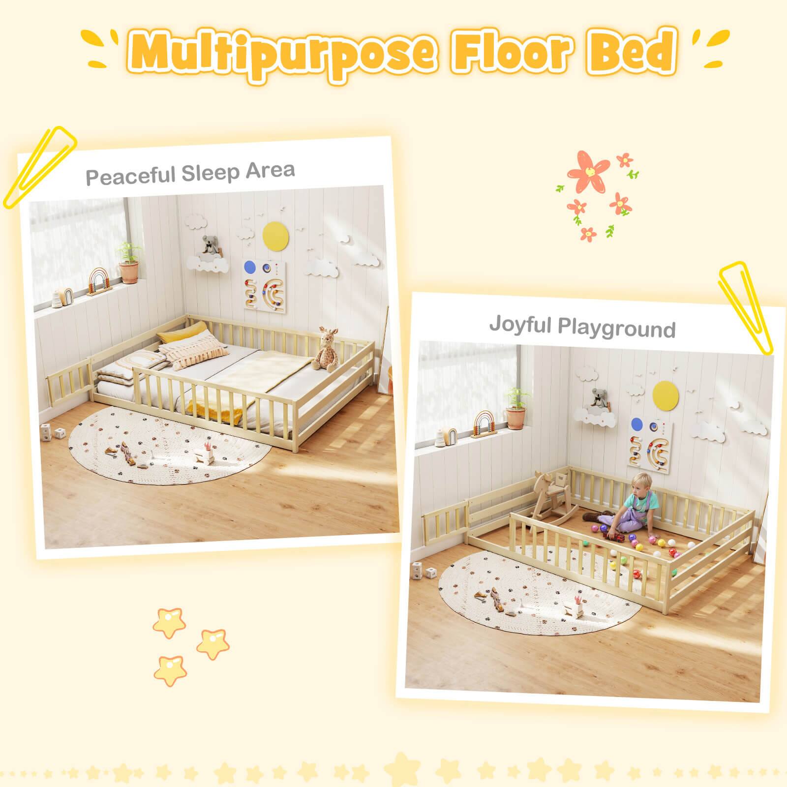 Multipurpose Floor Bed

Peaceful Sleep Area

Joyful Playground