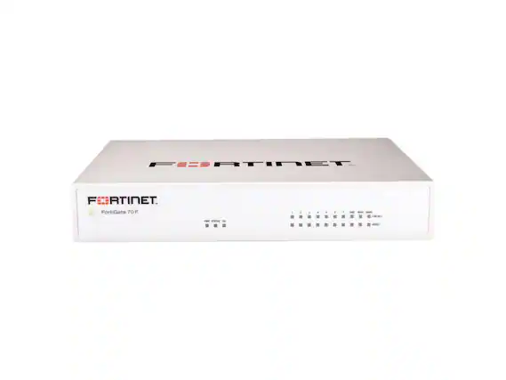 FORTINET
FortiGate 70F
PWR STATUS
1 2 3 4 5 6 7
DMZ WAN1 WAN2
LINK ACT SPEED