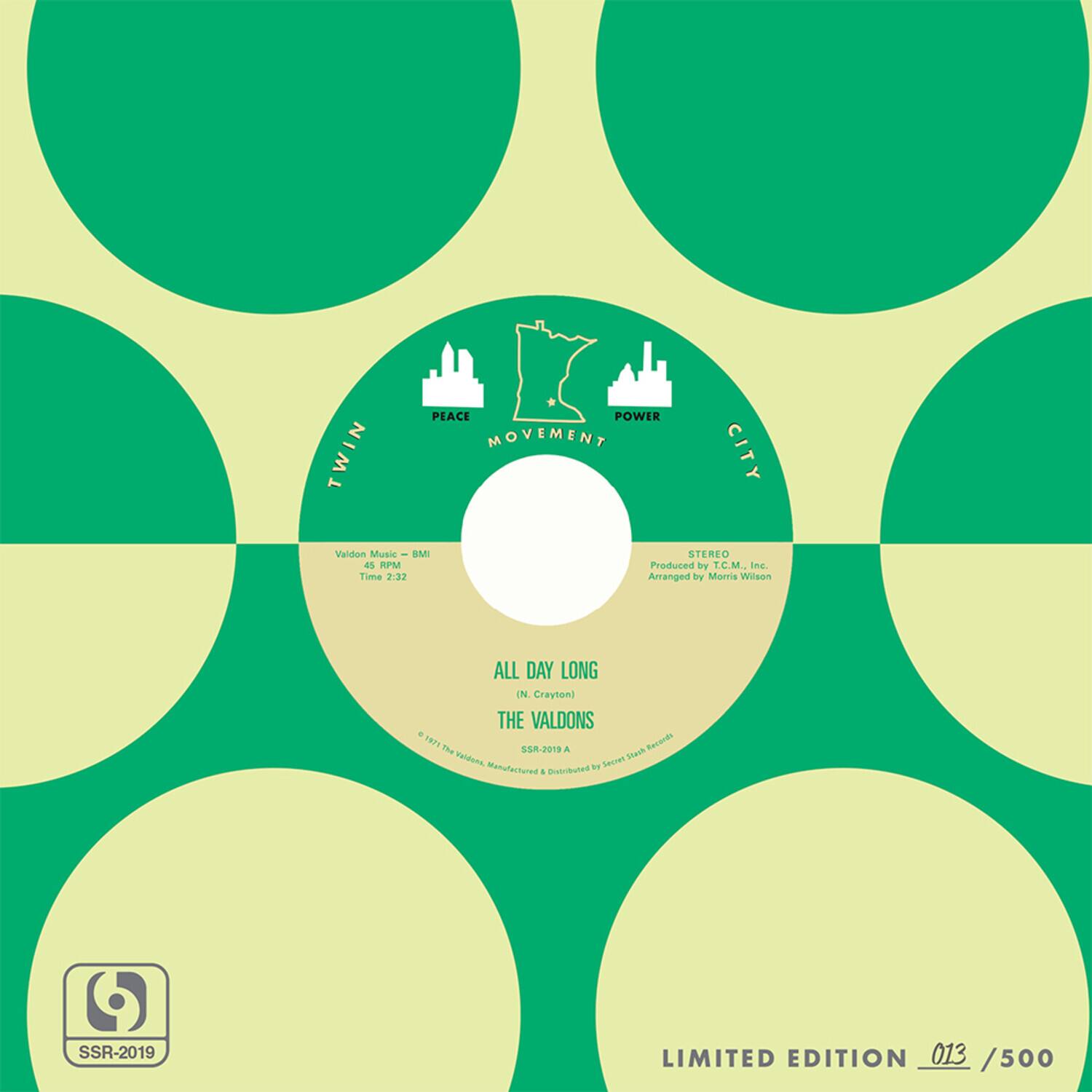 Valdons - All Day Long B/w Love Me, Leave Me   - 7-INCH SINGLE [7 inch Vinyl Disc] price history on PriceWatchPro