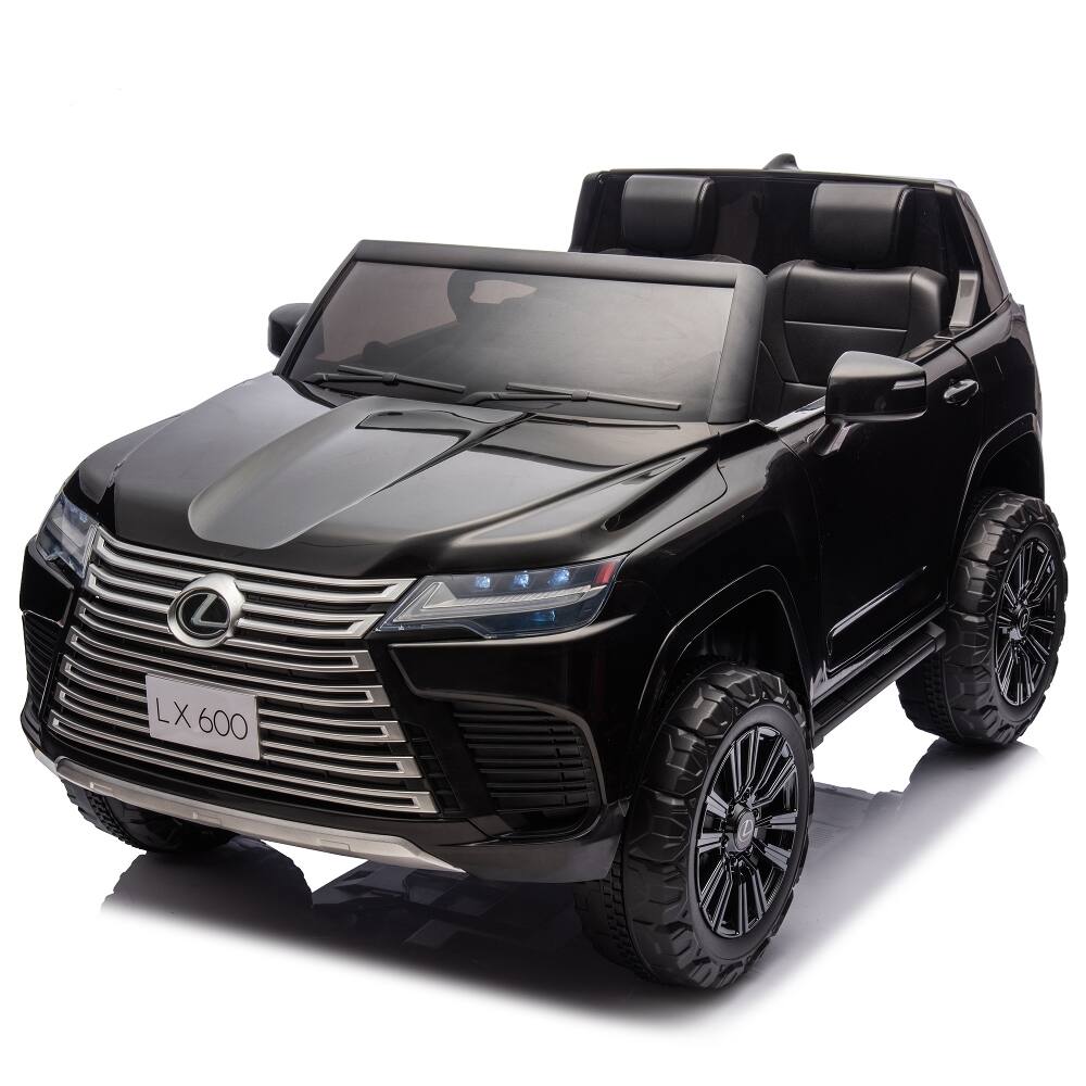 Alt View 1. Ropilly - Ropilly Licensed LEXUS LX600 24V Ride On Car With Remote 2 Seater Kids Car Black.