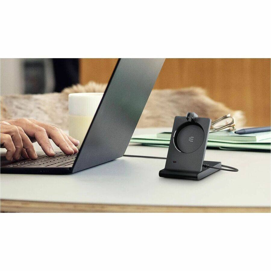 Alt View 5. EPOS - EPOS IMPACT 5000 Go Headset - Microsoft Teams Certification - Mono - Wireless - DECT - 442 ft - 32 Ohm - 20 Hz to 20 kHz - Black.