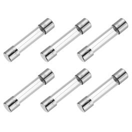 Unique Bargains - 3A 250V 5x20mm Time Delay Glass Fuse UL Listed Slow Blow Fuse for Home Appliances 6pcs
