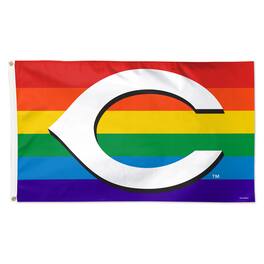 WinCraft - Cincinnati Reds 3' x 5' Single-Sided Deluxe Team Pride Flag - Multicolor