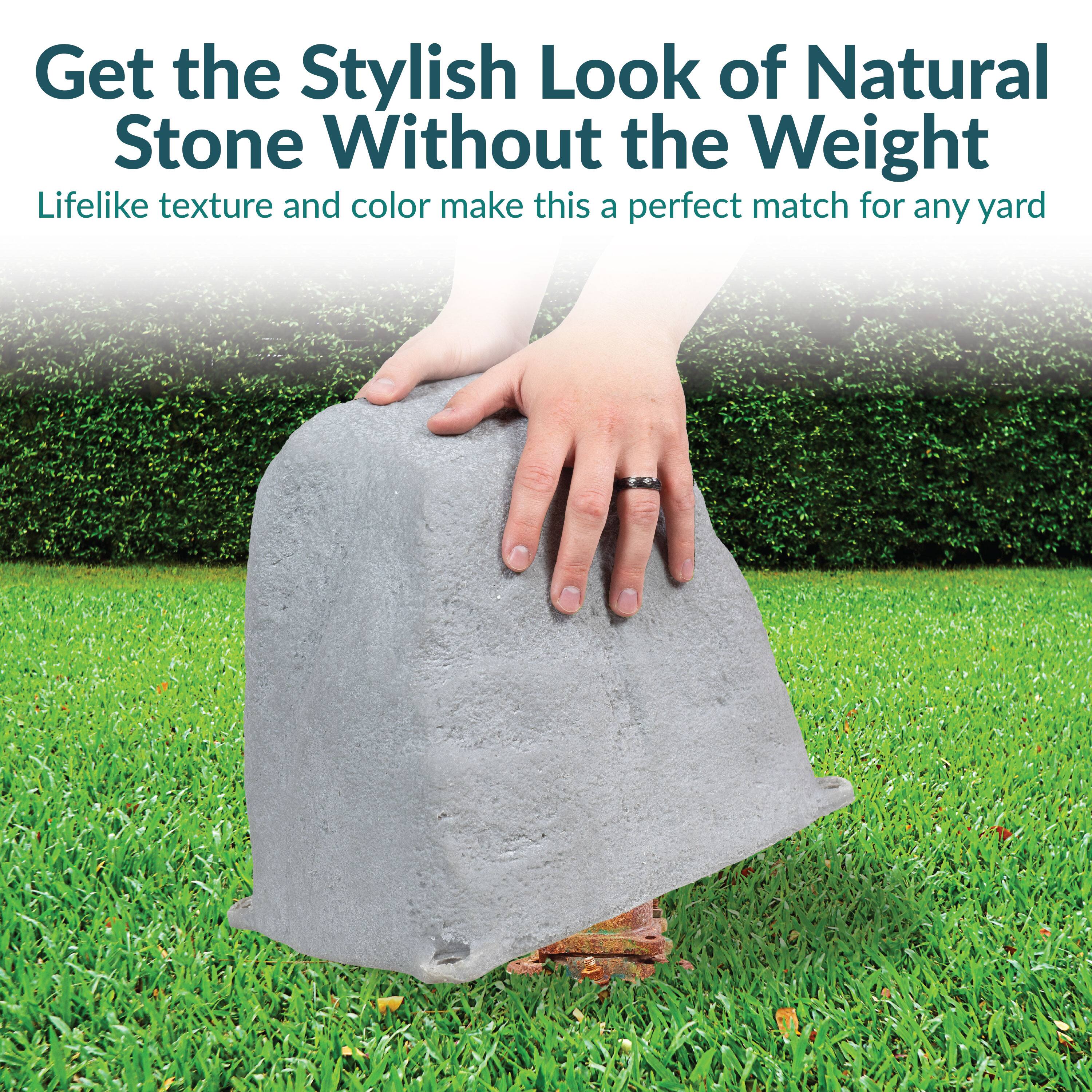 Get the Stylish Look of Natural Stone Without the Weight

Lifelike texture and color make this a perfect match for any yard