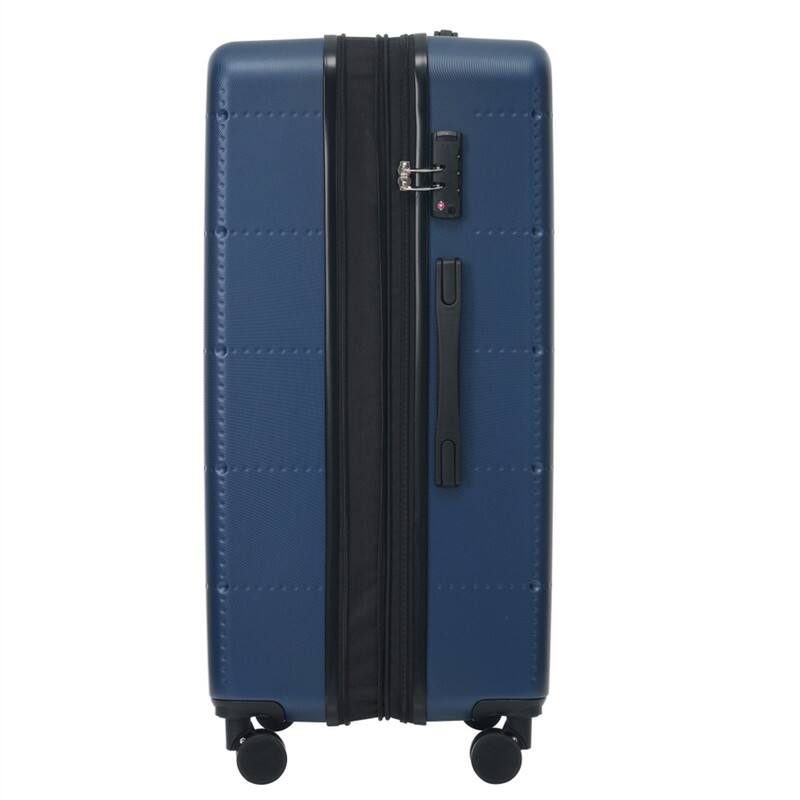 Alt View 8. HTUTWOO - Hardside Luggage - 5 Piece with Bags -20" Half-opening Carry on with USB Port,Expandable 24"/28",Spinner Wheels,TSA Lock - Blue.