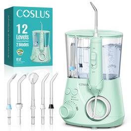 ESBANY - Excellent Water Flosser for Teeth Cleaning: 12 Pressure Settings & 2 Modes for Orthodontic, Braces, Sensitive - Patented