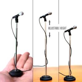 Axe Heaven - Microphone & Stand - Adjustable Height Miniature Replica MI-MIC-01 - Collectibles - Multicolor