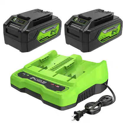 10200 903002
Greenworks 24V 4.0 LITHIUM
Greenworks 24V 4.0 LITHIUM
24V CHARGER