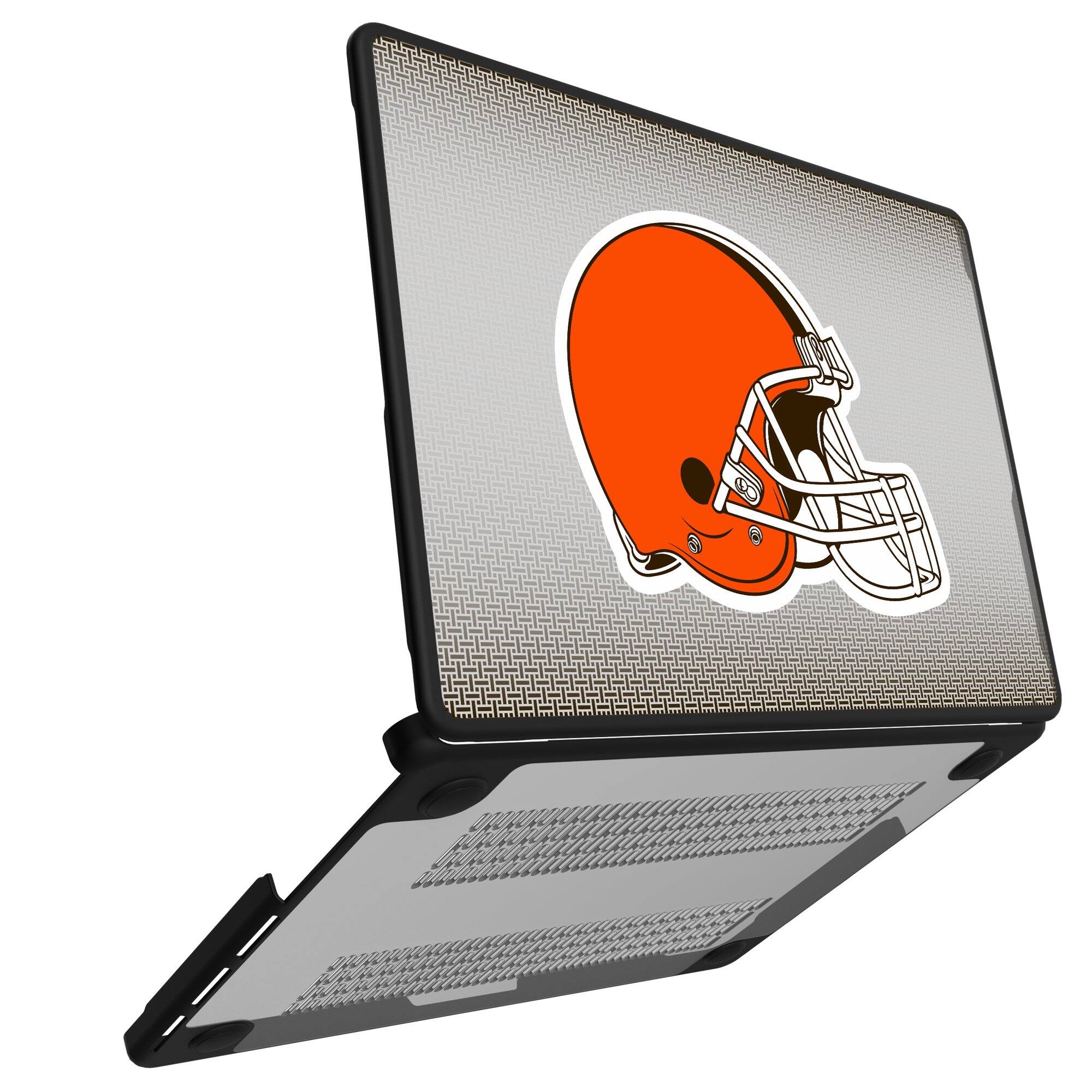 Alt View 1. Keyscaper - Cleveland Browns Linen MacBook Case - Air 15 in - Multicolor.