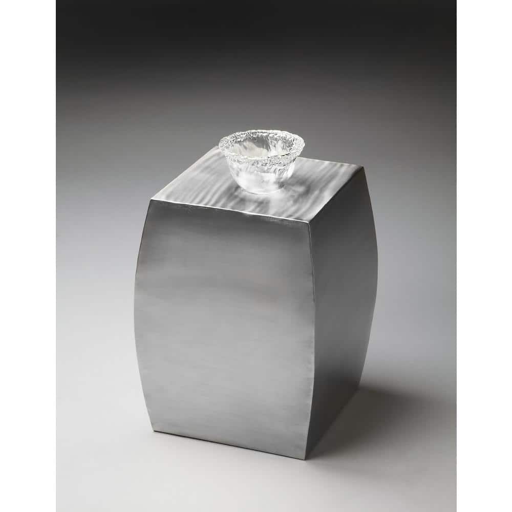 Butler Specialty - Getty Stainless Steel Side Table - Silver