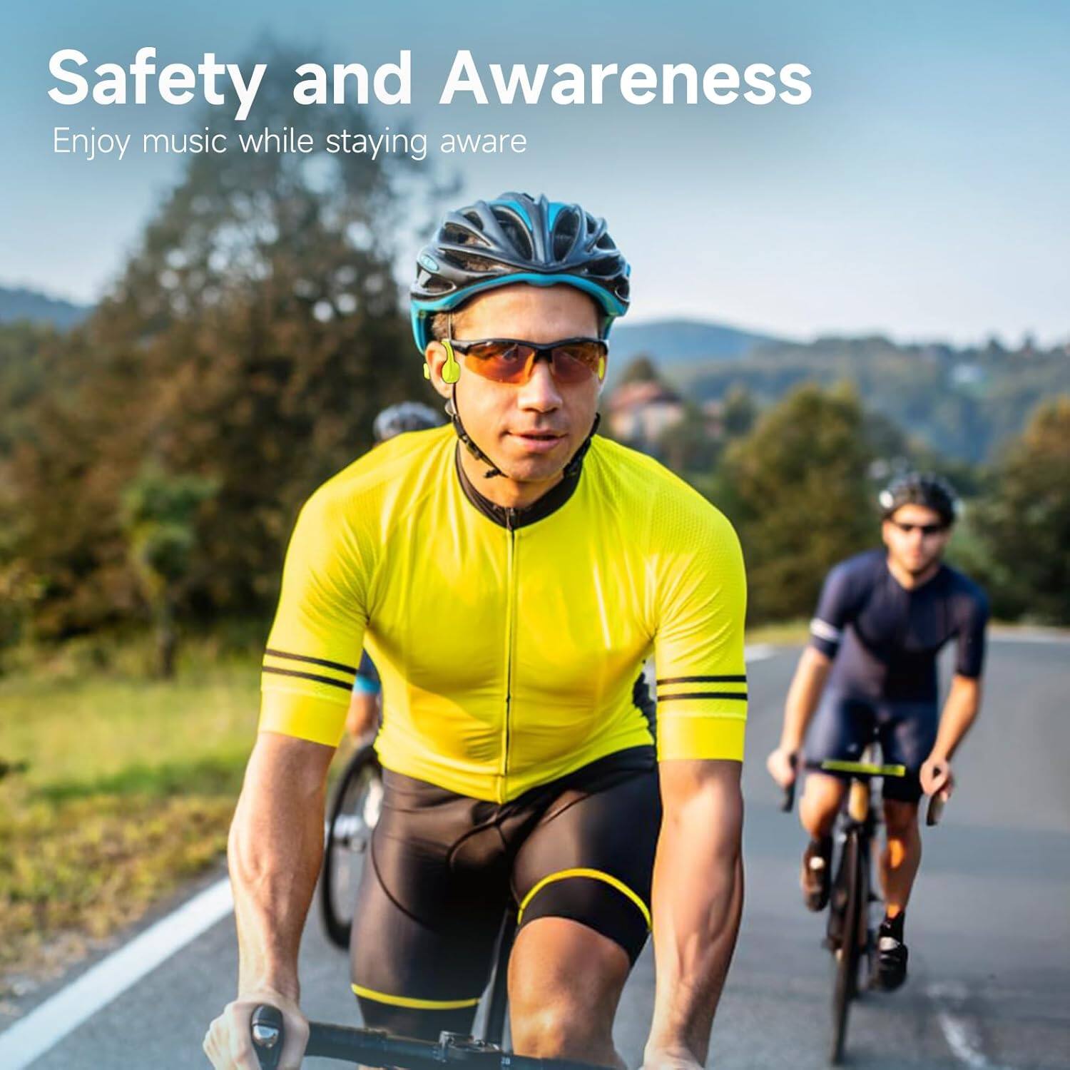 Safety and Awareness  
Enjoy music while staying aware