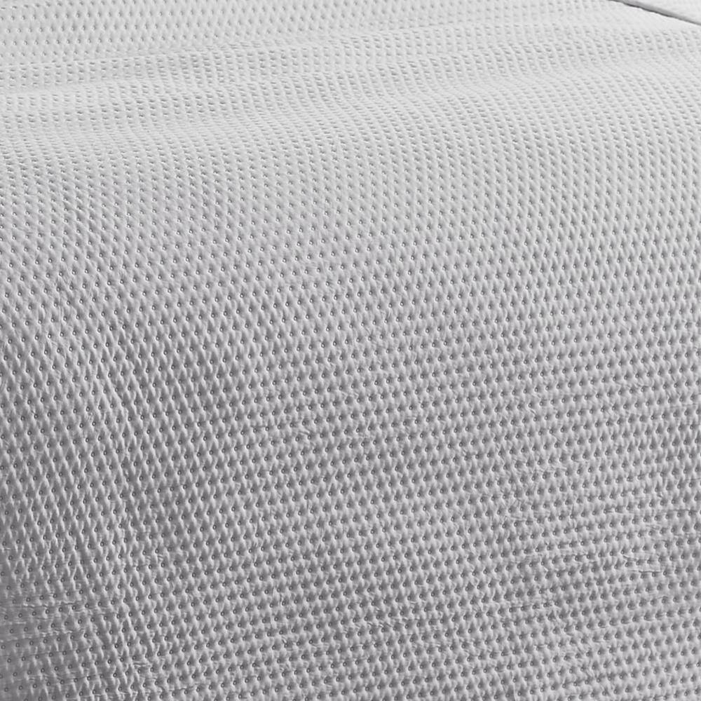 Alt View 3. RT Designers Collection - RT Designers Collection Caitlyn 3 Pieces Washed Pinsonic Lightweight Quilts Set Queen Size For Bedding Grey - Grey.