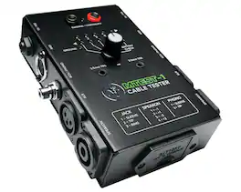 Mackie - Cable Tester for XLR, with speakON, RCA, MIDI, Banana Jacks, 3.5mm TRS, Battery Check Mode and Test Probes