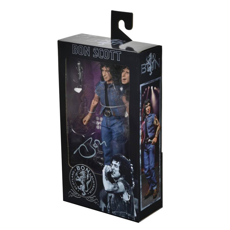 NECA AC/DC Bon Scott Highway to Hell 8 Inch Clothed Action Figure ...