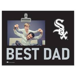 Fan Creations - Chicago White Sox 8" x 10.5" Briteline Best Dad Clip Frame - Multicolor