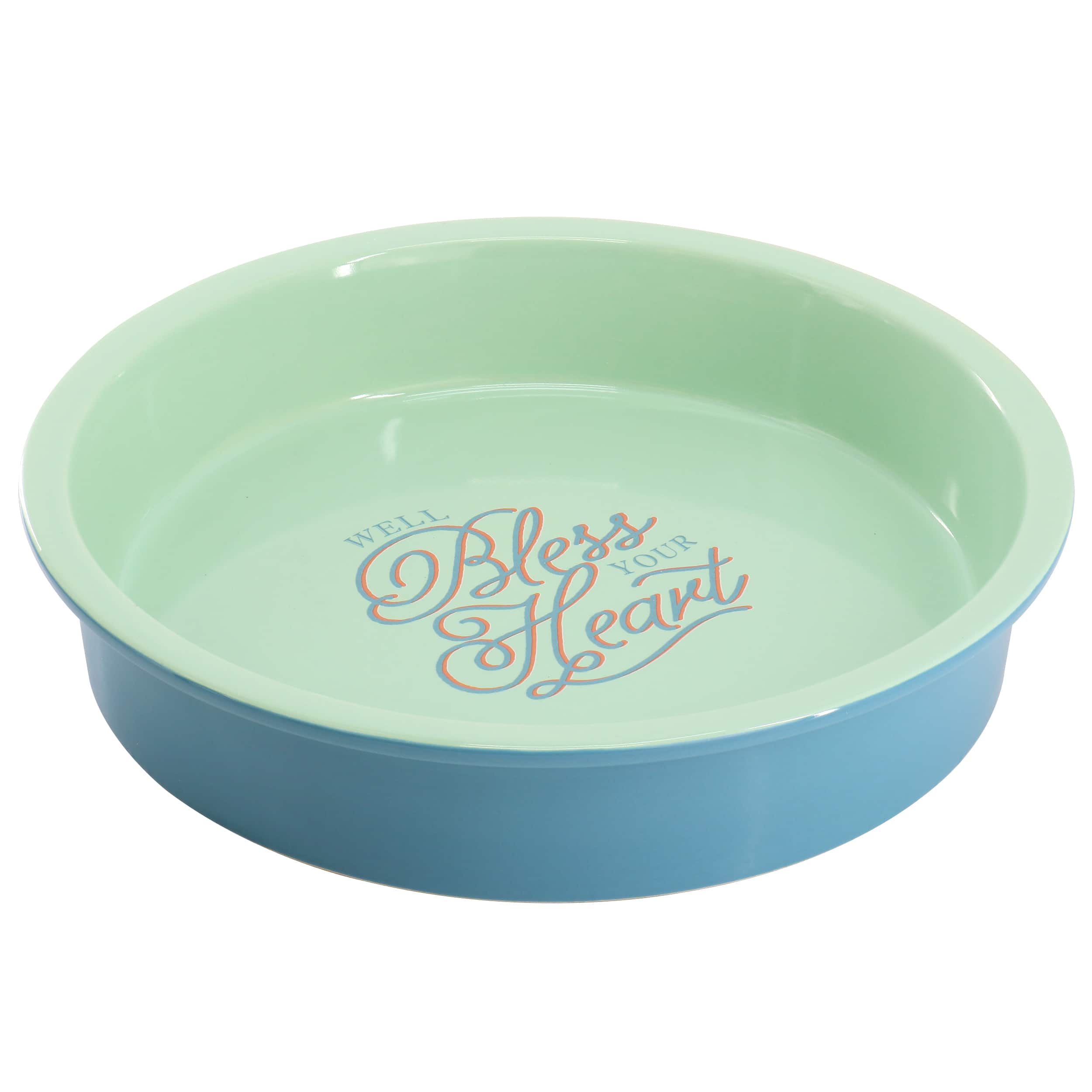Gibson - Wanda June Home by Miranda Lambert Breakfast 9 Inch Round Stoneware Pie Pan - Teal