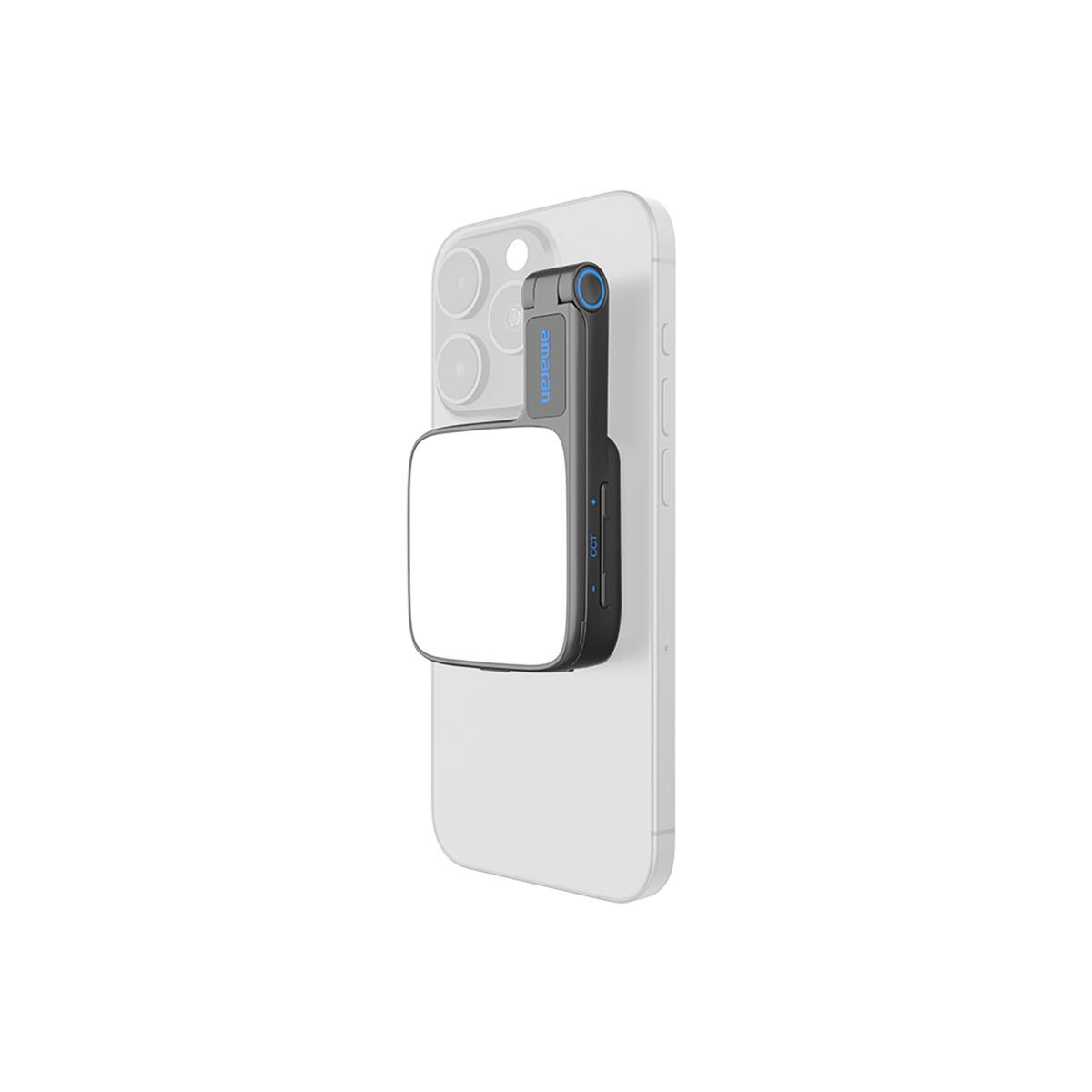 Alt View 4. Amaran - amaran Go Bi-Color Ultra Compact Mini Phone Light, Charcoal.