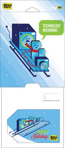  Best Buy - $50 Tech Sled Holiday Gift Card
