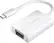 Front. Insignia™ - USB Type-C-to-VGA Adapter - White.