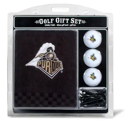 GOLF GIFT SET
includes 3 balls • deluxe golf towel • golf tees
PURDUE