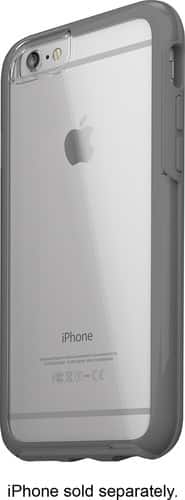 Otterbox - Symmetry Case for Apple® iPhone® 6 - Clear/Gunmetal Gray-Front_Standard 