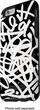 OtterBox - Symmetry Case for Apple® iPhone® 6 - Black/Graffiti - Larger Front
