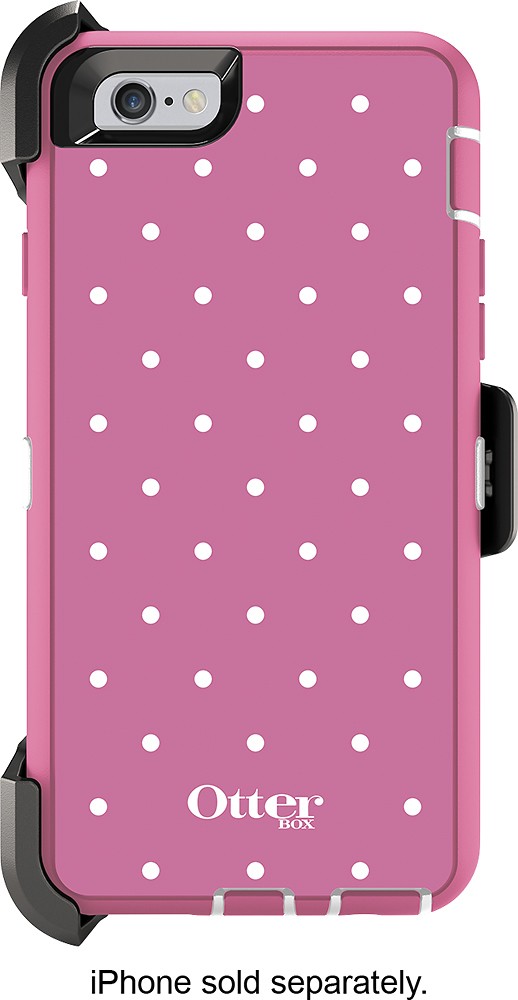 Best Buy: Otterbox Defender Case for Apple® iPhone® 6 Pink/White 