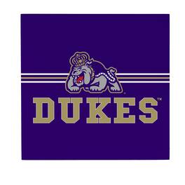 Evergreen Enterprises - James Madison Dukes 12" x 12" Wood Wall Sign - Multicolor