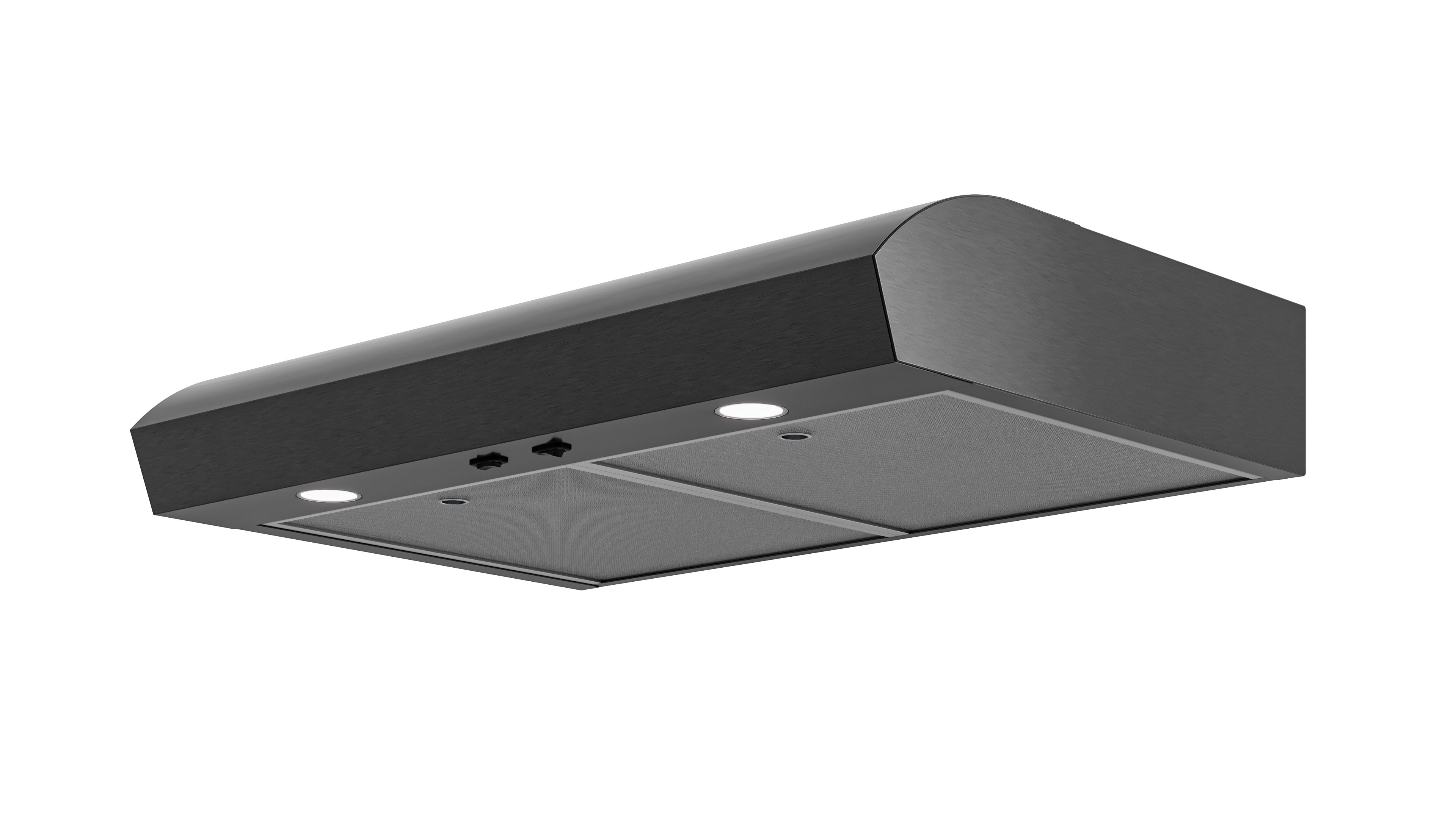 Left. Broan - Broan-NuTone 30-Inch Under Cabinet Range Hood, ENERGY STAR, 350 Max Blower CFM - Stainless Steel.