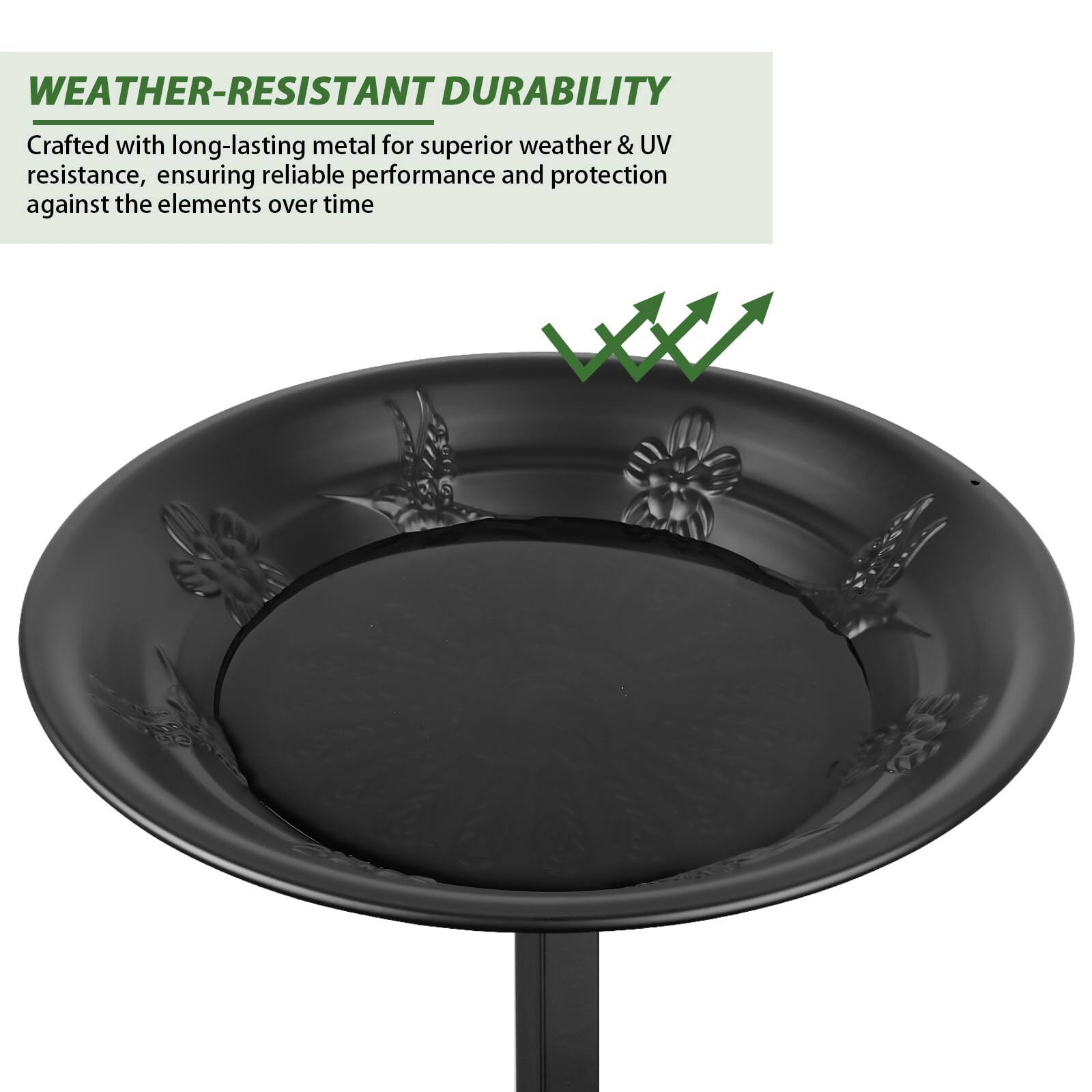 WEATHER-RESISTANT DURABILITY  
Crafted with long-lasting metal for superior weather & UV resistance, ensuring reliable performance and protection against the elements over time