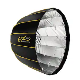 Glow - EZ Lock 28" Deep Parabolic Quick Softbox, 16-Sided Parabolic Softbox Opens Up and Closes Down Umbrella Style