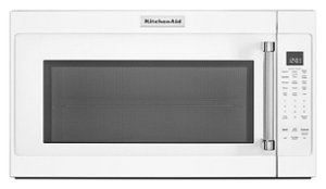 KitchenAid - 2.0 Cu. Ft. Over-the-Range Microwave with Sensor Cooking - White - Front_Zoom