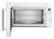 Alt View Zoom 1. KitchenAid - 2.0 Cu. Ft. Over-the-Range Microwave with Sensor Cooking - White.