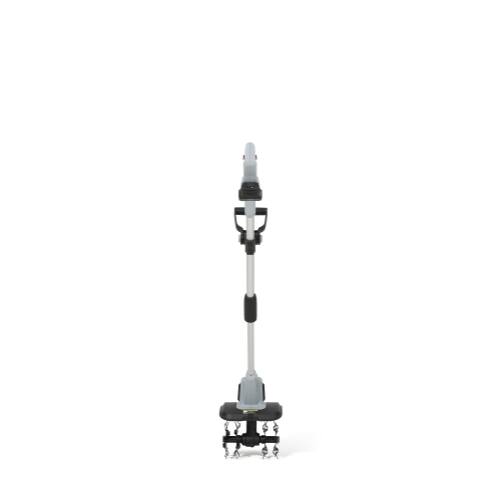 Angle. Dapper Supply - Dapper Supply 20V Cordless Tiller Cultivator - White.