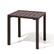 Alt View 1. Crestlive Products - Crestlive Products Aluminum Square Side Table Small Patio Coffee Bistro - Brown.