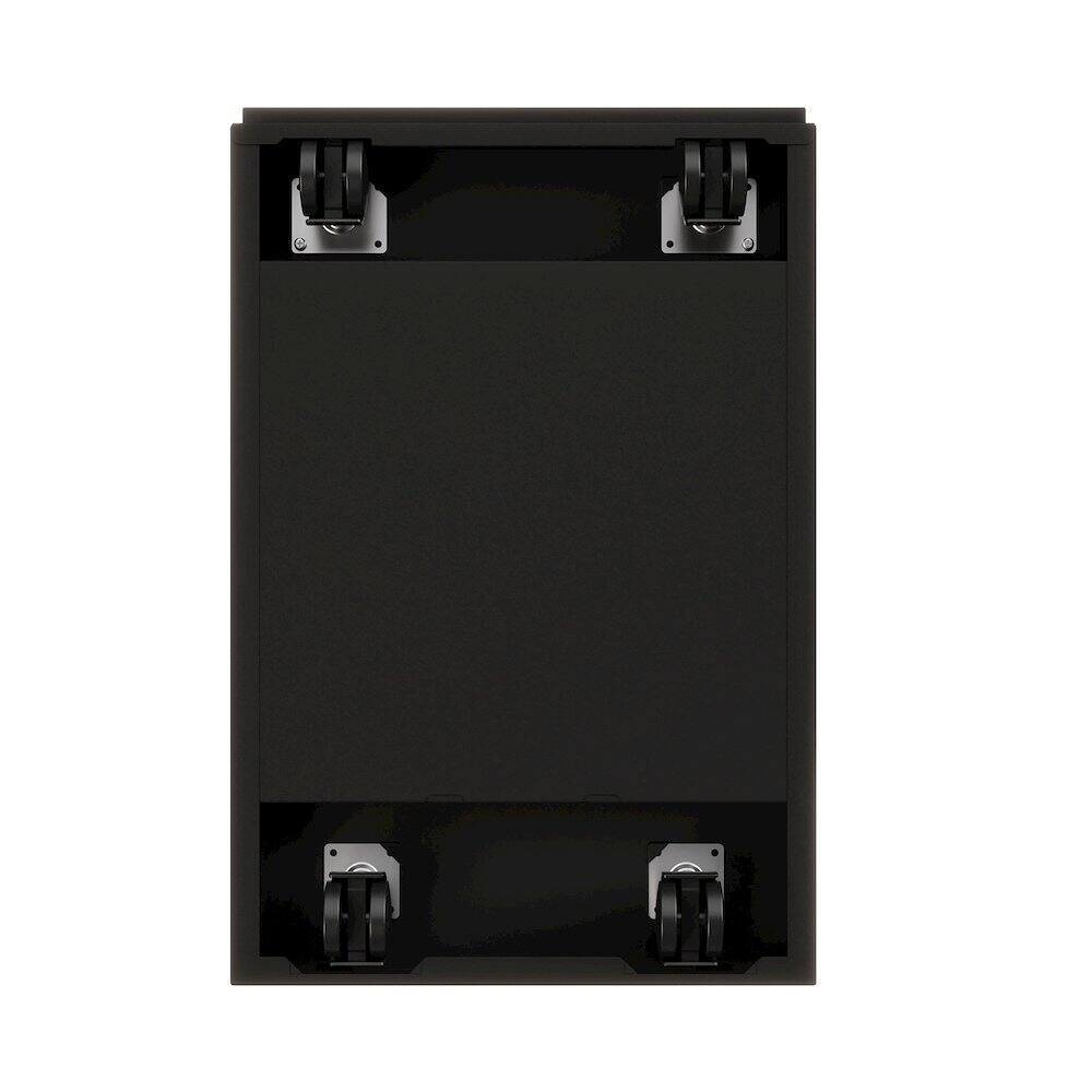 Alt View 5. Hirsh - Hirsh 23" Deep Mobile Pedestal File Cabinet 3 Drawer Box-Box-File, Black - Black.